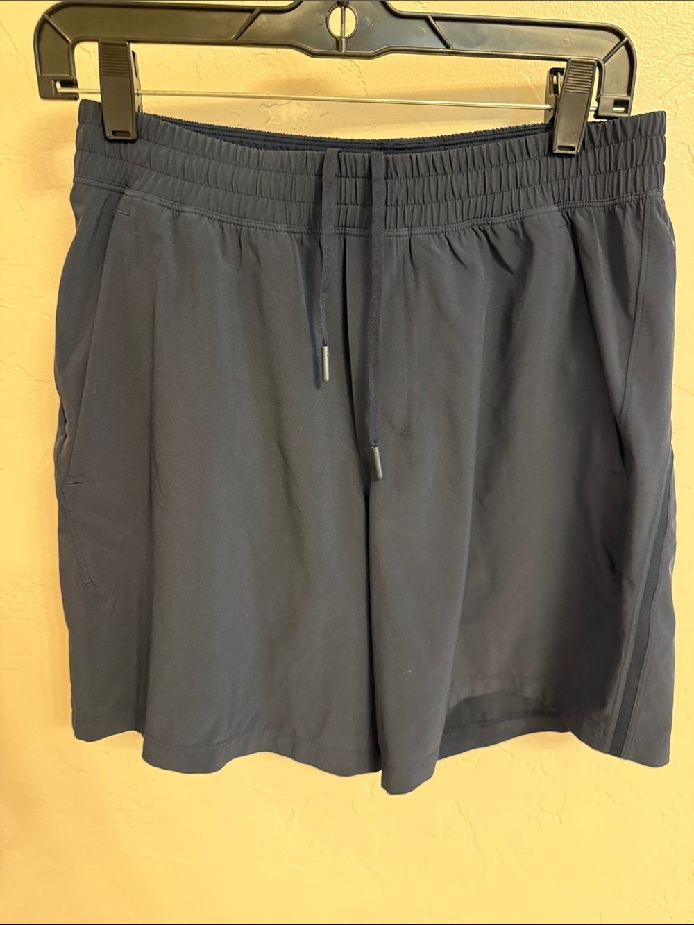 lululemon athletica Men's Dark Navy Athletic Drawstring Shorts